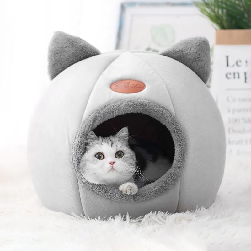 New Deep Sleep Comfort In Winter Cat Bed Little Mat Basket Small House Products Pets Tent Cozy Cave Nest Indoor - Pawz Are Us