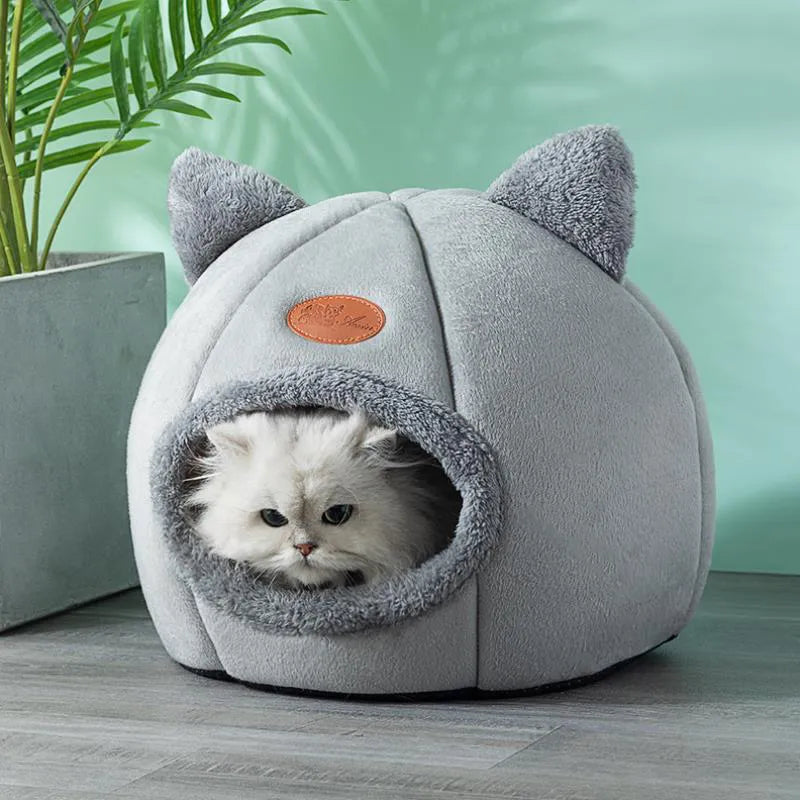 New Deep Sleep Comfort In Winter Cat Bed Little Mat Basket Small House Products Pets Tent Cozy Cave Nest Indoor - Pawz Are Us