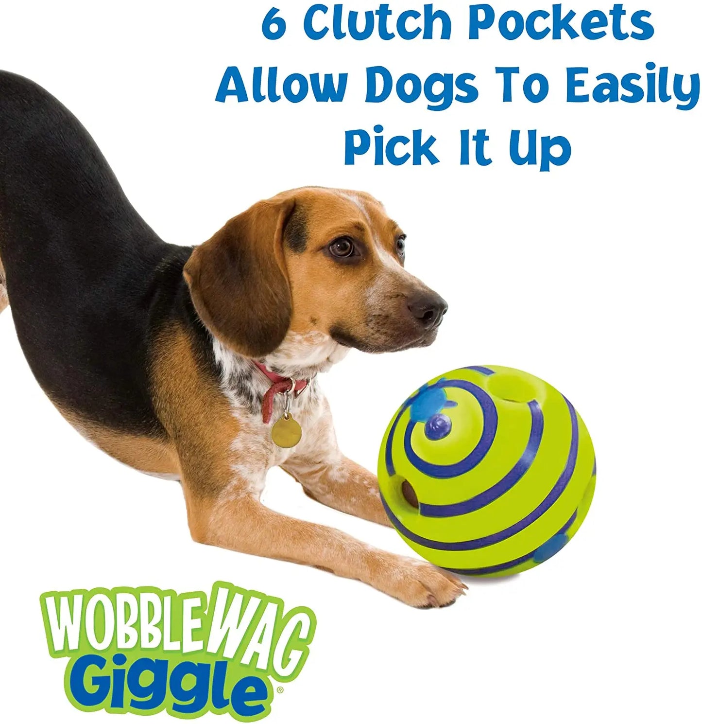 Wobble Wag Giggle Glow Ball Interactive Dog Toy - Pawz Are Us