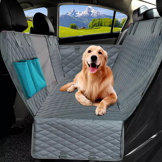 PETRAVEL Dog Car Seat Cover Waterproof Pet Travel Dog Carrier Hammock Car Rear Back Seat Protector Mat Safety Carrier For Dogs - Pawz Are Us