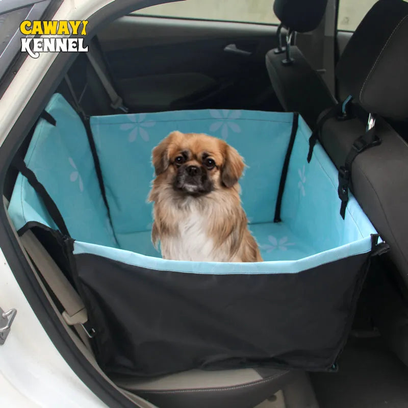 CAWAYI KENNEL Pet Carriers Dog Car Seat Covers - Matt Blanket Rear Back Hammock Protector - Pawz Are Us